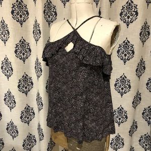 Sun & Shadow off the shoulder Ruffled Top